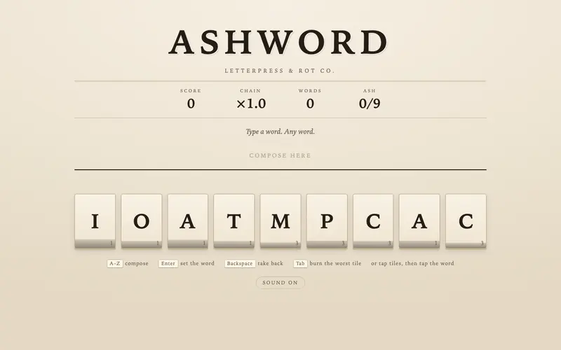 ASHWORD gameplay