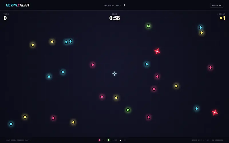GLYPH//HEIST gameplay