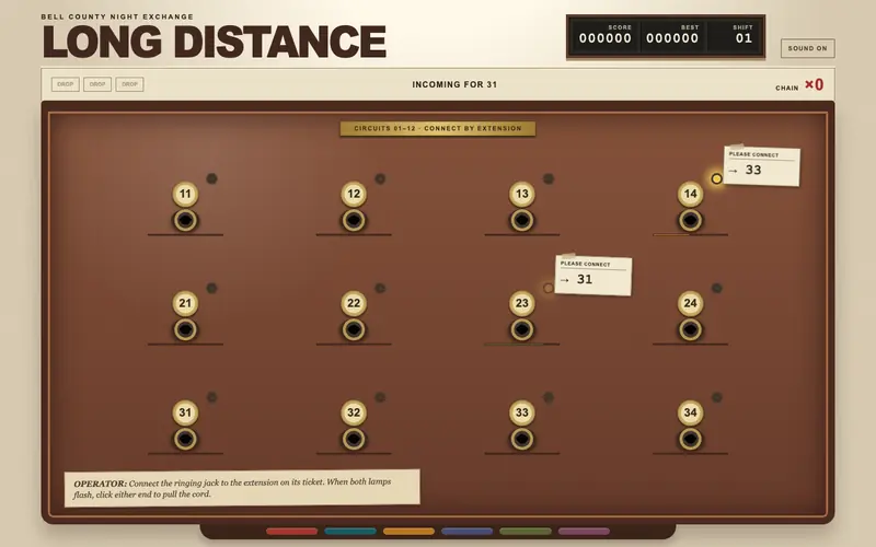 LONG DISTANCE gameplay